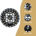 Lily's Home Wall Dial Thermometer for Indoors/Outdoors