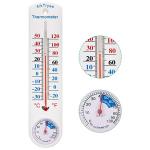 Indoor Outdoor Thermometer and Hygrometer with Celsius/Fahrenheit