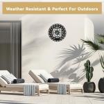 Lily's Home Wall Dial Thermometer for Indoors/Outdoors