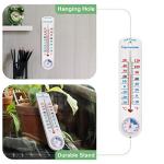 Indoor Outdoor Thermometer and Hygrometer with Celsius/Fahrenheit