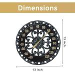 Lily's Home Wall Dial Thermometer for Indoors/Outdoors