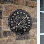 Lily's Home Wall Dial Thermometer for Indoors/Outdoors
