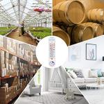 Indoor Outdoor Thermometer and Hygrometer with Celsius/Fahrenheit