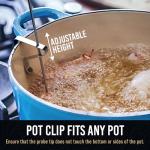 Candy Thermometer with Pot Clip for Frying