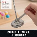 Candy Thermometer with Pot Clip for Frying