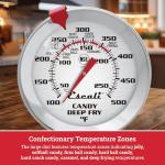 Escali AHC1 Stainless Steel Candy Thermometer with Clip