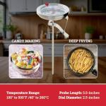 Escali AHC1 Stainless Steel Candy Thermometer with Clip