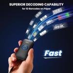 Eyoyo Mini 1D Bluetooth Barcode Scanner, 3-in-1