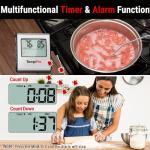 TempPro TP16 Digital Cooking Meat Thermometer with Timer