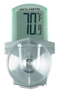 AcuRite Digital Outdoor Window Thermometer - White