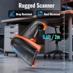 Compact Wireless and Wired Barcode Scanner D5100
