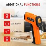 TempPro TP30 Infrared Thermometer Gun for Cooking
