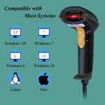 WoneNice Wired Handheld Laser Barcode Scanner