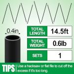 Lightweight Aluminum Tent Pole Replacement Kit, 14.5FT