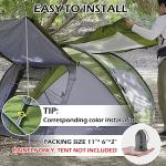 Clear Tent Tarp for Ayamaya 4-Person Pop-Up