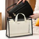 Peohud 12 Pack Clear Handbag Storage Bags