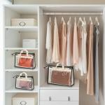 Peohud 12 Pack Clear Handbag Storage Bags