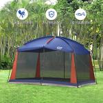 CAMPROS 12x10 Ft Screened Canopy Tent - Blue