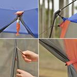 CAMPROS 12x10 Ft Screened Canopy Tent - Blue