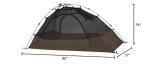 Teton Vista Quick Dome Camping Tent with Rainfly