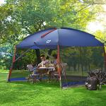 CAMPROS 12x10 Ft Screened Canopy Tent - Blue