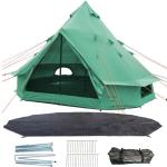 DANCHEL OUTDOOR B1 Waterproof Portable Family Bell Tent