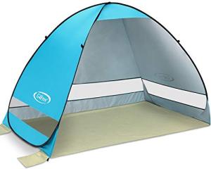 G4Free Large Pop Up Beach Tent for 3-4
