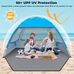 Venustas Portable Beach Tent with UPF 50+ Protection