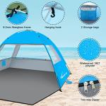 Venustas Portable Beach Tent with UPF 50+ Protection