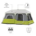 CORE 9-Person Instant Cabin Tent for Easy Camping