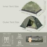 Ultra Lightweight 4-Season Backpacking Tent for Two