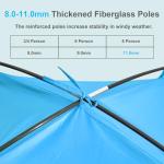 Gorich Portable Beach Tent for Up to 10 People