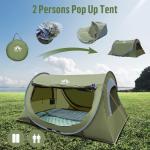 Night Cat Instant Waterproof 2-Person Camping Tent
