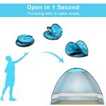 G4Free Large Pop Up Beach Tent for 3-4