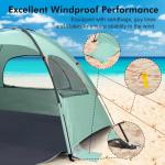 WhiteFang Portable Beach Tent for 3 People