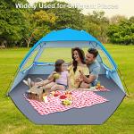 Gorich Portable Beach Tent for Up to 10 People