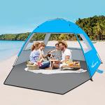 Venustas Portable Beach Tent with UPF 50+ Protection