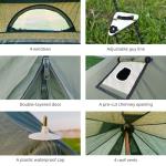 WaldZimmer 13.1ft Canvas Bell Tent for 4-5