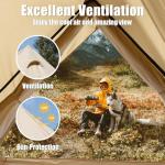 Canvas Bell Tent for Year-Round Camping and Glamping