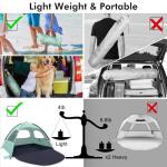 WhiteFang Portable Beach Tent for 3 People