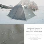 Ultra Lightweight 4-Season Backpacking Tent for Two