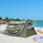 Night Cat Instant Waterproof 2-Person Camping Tent