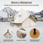 Canvas Bell Tent for Year-Round Camping and Glamping