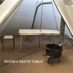 Lightweight 4-Person Tipi Tent with Stove Jack