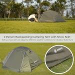 Ultra Lightweight 4-Season Backpacking Tent for Two
