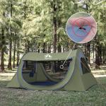 Night Cat Instant Waterproof 2-Person Camping Tent