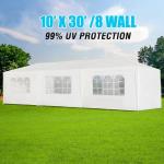10x30 FT Pop Up Canopy Tent with Sidewalls