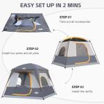 UNP Portable 4-Person Waterproof Camping Tent