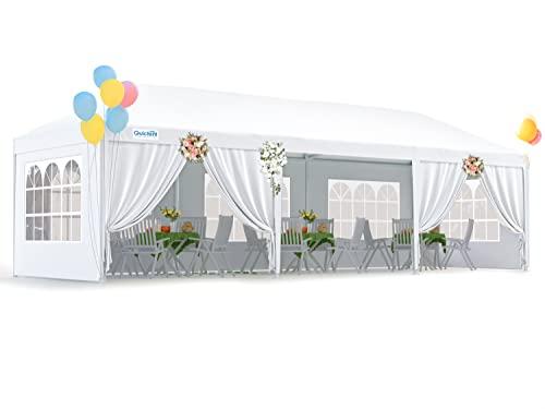 Quictent 10x30 Party Tent with Removable Sidewalls