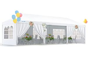 Quictent 10x30 Party Tent with Removable Sidewalls